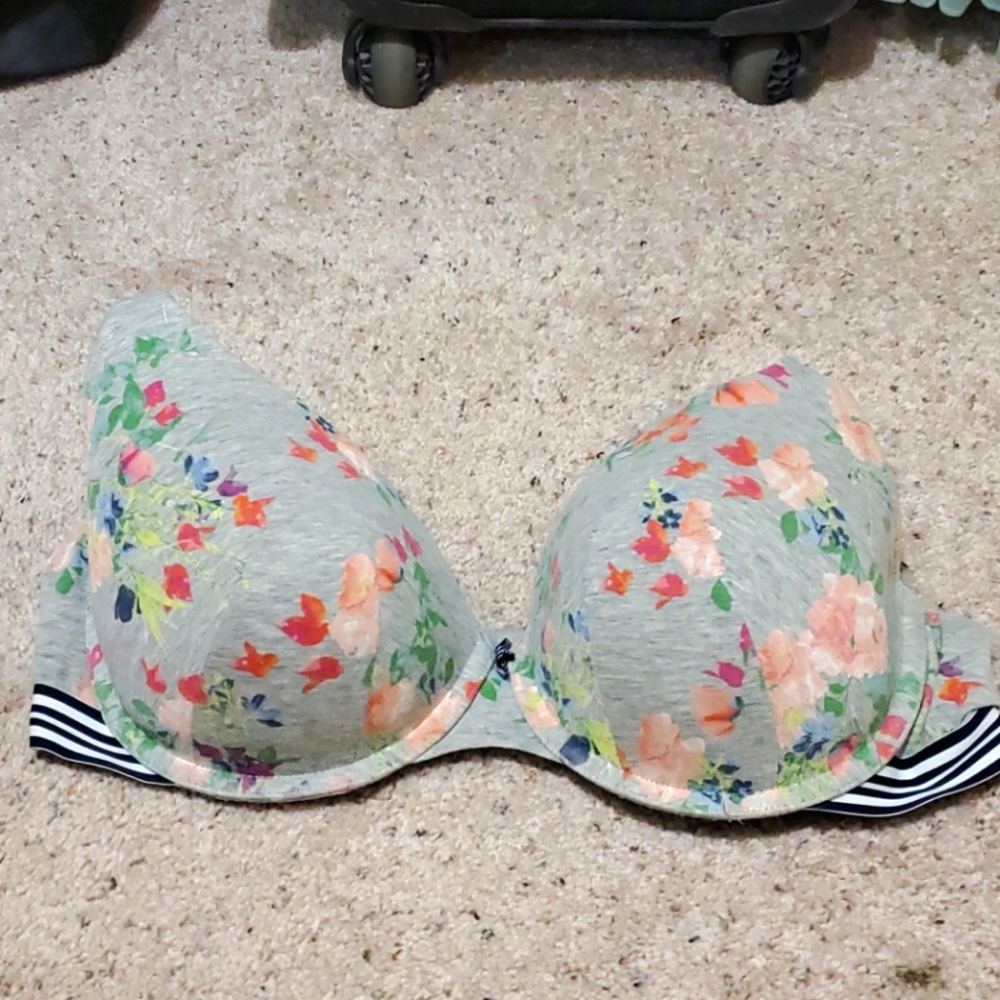 Cactus floral bra